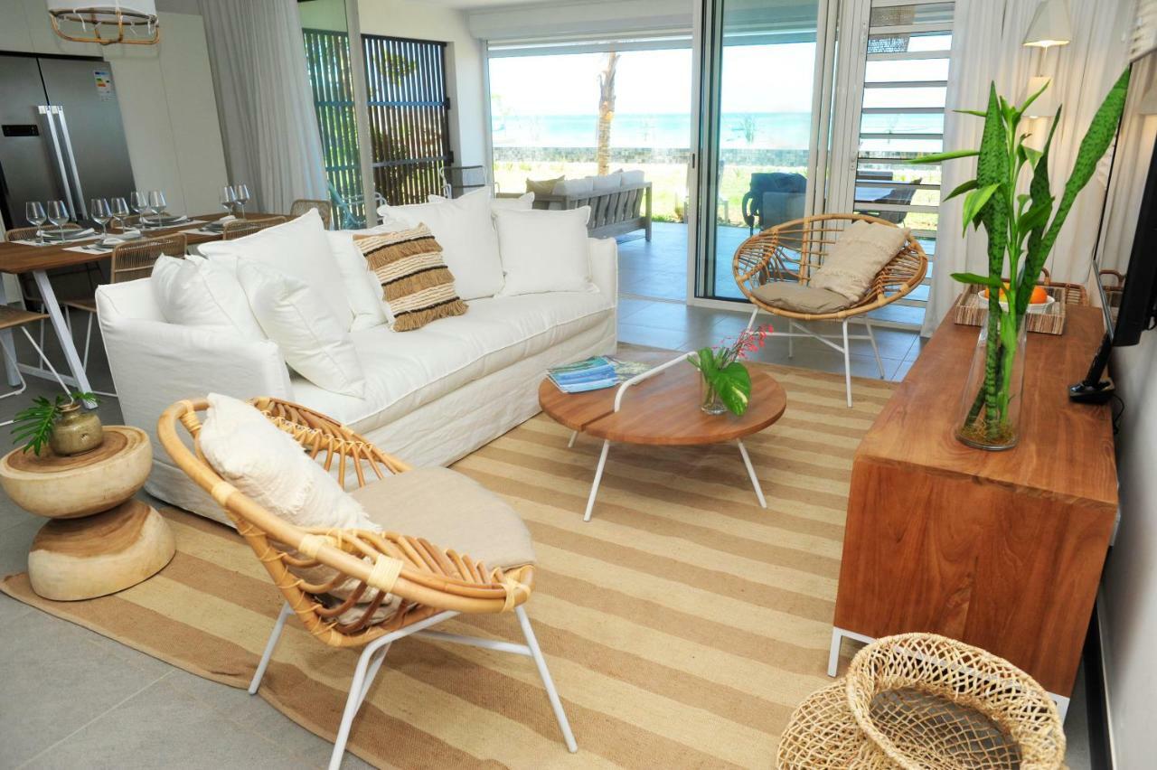 Obiches Luxury Beachfront Apartment Trou-Aux-Biches Exteriér fotografie